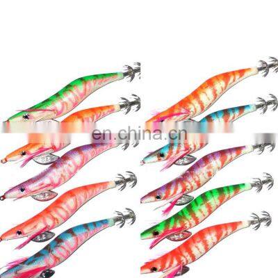 Fishing Lures Luminous Bait Glow Squid Shape Jig Octopus Light Hook