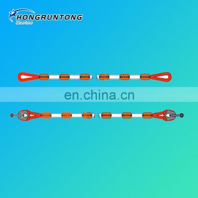 High Energy Absorption Double Braided Single High Strength 80mm Rope Mooring Lines Rope