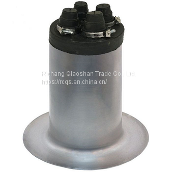 Extra-Tall Aluminum Roof Flashing Boot with C412 Cap