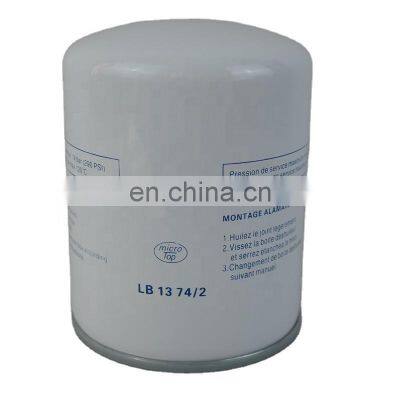 High efficiency oil separation filter Lb1374/2 for screw air compressor