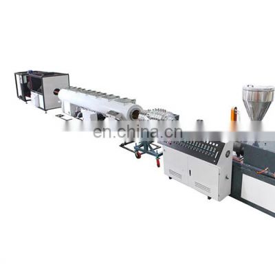 Camel machinery conical double screw extruder for pvc pipe wpc profile produce