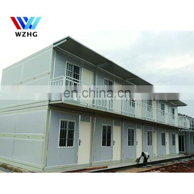 fast assembled Cabins mobile modular container homes prefab steel structure modular 20 ft  folding container house for sale