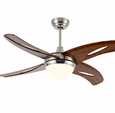 110V ceiling fan light, wooden leaf, 42 inch dining room variable frequency fan light, living room light