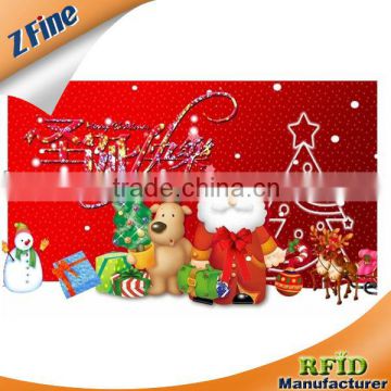 plastic or pvc gift card/play card/RFID Blank Card/white IC Card in ShenZhen