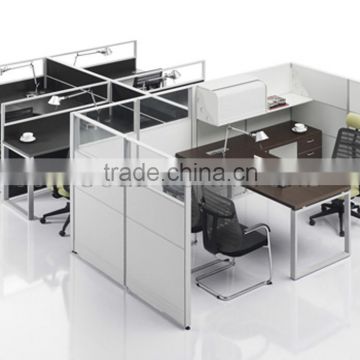 modern design 4 seat office workstation cubicle office furniture ( SZ-WS164)