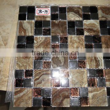 Drawing room Stainless Steel Mixed Glass Mosaic