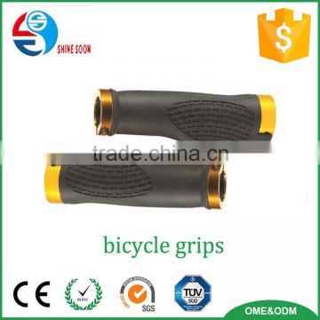 Ergonmic grips & two side locking lock-on bicycle handlebar grips