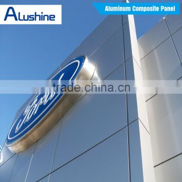outdoor sign board cutting and printing aluminum composite panel
