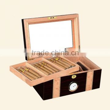 China custome high quality cedar vintage cigar box