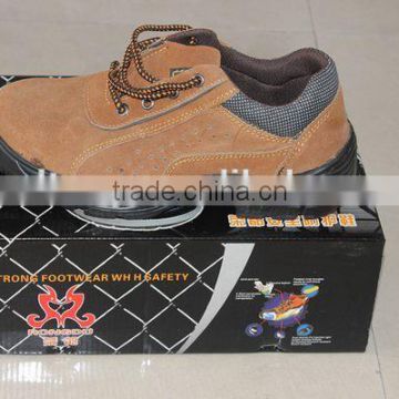 Classic low cut safety shoes, suede leather, high quality, MTW-2019