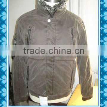 Windproof winter jacket with fur collar washing 2016