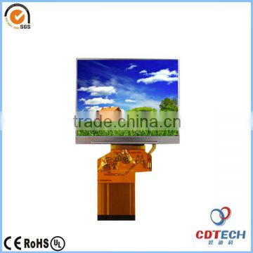 OEM small size 3.5 inch industrial tft lcd screen panel with resolution 320*240 and touch screen