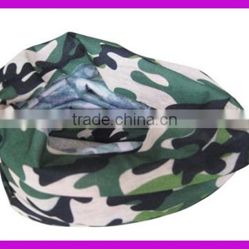 Customized printed logo camouflage multifuntional bandana