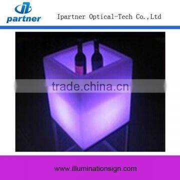 New Design Square Ice Bucket Luminous, Small Ice Bucket