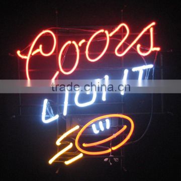 Professional manufacture glass neon sign