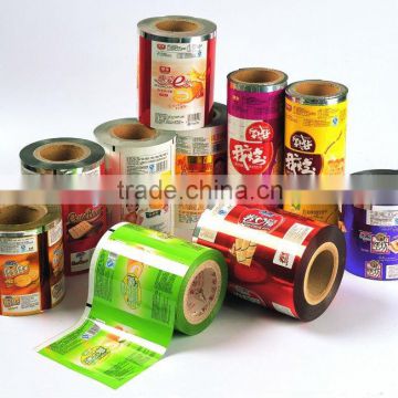 Gravure printing customized automatic Plastic packaging Pvc twist Roll film for candy bar wrapper