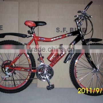 26"steel match color moutain bicycle for sale