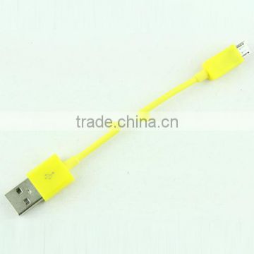 Top Selling Portable Colorful Short Travel Micro USB Cable Sync Data charger Cable Cord For Smartphones