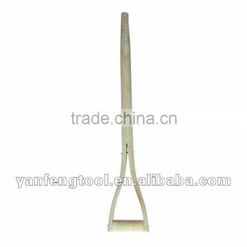 Y type wooden handle for types of shovel