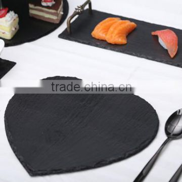 Hot sale House Tableware for Food Natural Edge Hearth Slate Plate