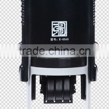 Round 40mm Factory HongTu office use rubber self inking stamps