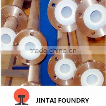 Selling high quality of PTFE/PTFA/ETFE/FEP/PO/PPS cast iron pipe fittings
