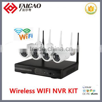 720P Outdoor WIFI CCTV Video Recording Camera System Wireless 8 CH NVR Kit