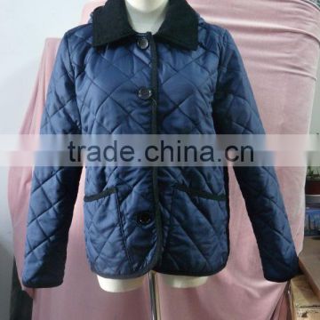 Hot sale women winter coat/jacket fashion quilted wholesale/retail