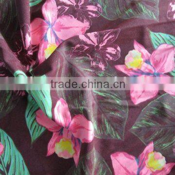 Printed stretch fabric 82%nylon &18%spandex