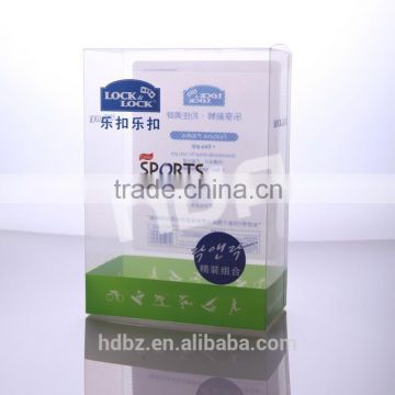 full color printing cheap plastic square clear box	with high quality
