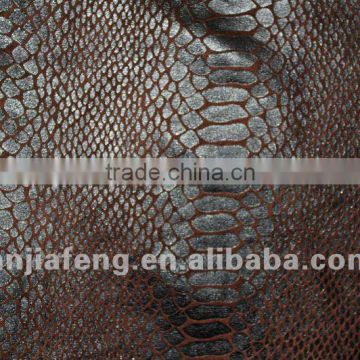 brown bronzing suede new design warp knitting suede