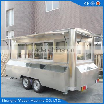 YS-FV450A yieson street vending cart camp kitchen trailer