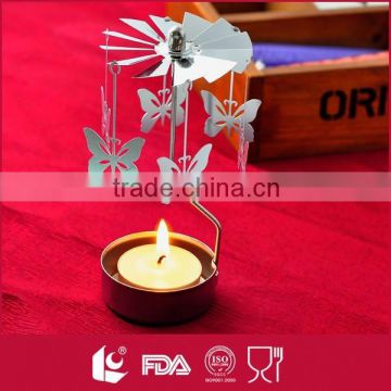 Made in Chia beautiful butterfly shaped stunning rotary candleholder with high quality