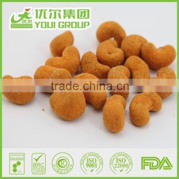 Best Selling Cashew Nuts W320 Spicy Coated Roasted Cashews Nuts Snacks
