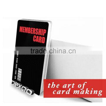 Rfid 13.56 mhz plastic card membership ID card with serial numbers