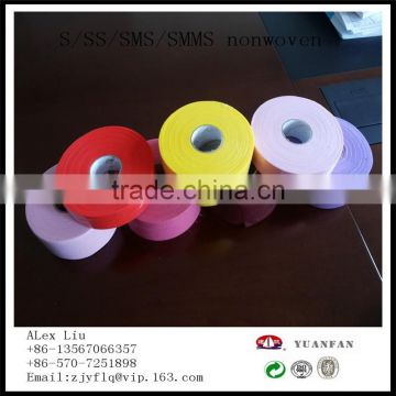 short width ( 1cm,2cm,3cm etc) nonwoven fabric use for Flowers forever packaging and gift packaging