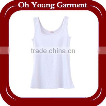 Summer apparel women gym cotton tank top fashion crop tops wholesale