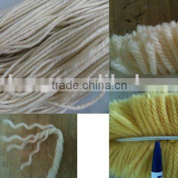 Wool Acrylic blended carded yarn 4/6.6Nm 1/1.35Nm