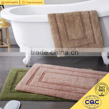 100% cotton hotel home use jacquard design bath rug