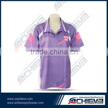 print team name arrow short sleeve women cricket shirt