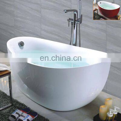 Proway indoor Freestanding tub 3 sided engineering bathtub,Factory price black whirlpool bathtub