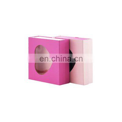 Luxury and custom design pink presentation packaging magnetic gift box