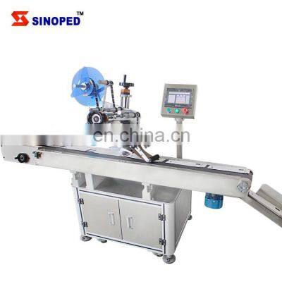 Automatic double side labeling machine for round or flat bottles boxes high quality