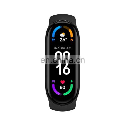 Global Version Mi Band 6 Wristband bt 5.0 5ATM Waterproof AMOLED Screen Heart Rate Fitness Bracelet Tracker Mi band6 xiaomi