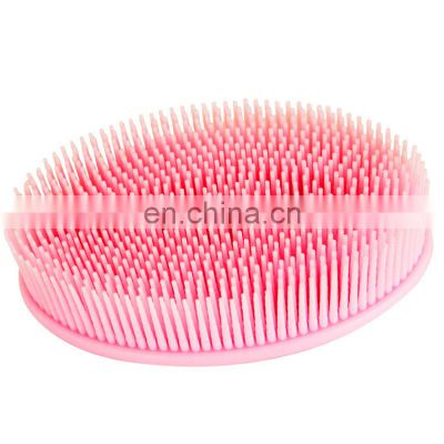 100% Silicone Bath Shower Loofah Brush Soft Scrub Skin Health Beauty Care Cellulite Massaging Brush For Face And Body