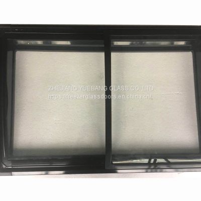 chest freezer sliding glass door 4mm tempered low E glass