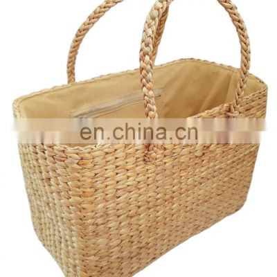 Water Hyacinth Bag New Arrival market bag perfect for summer, beach Bag 2022 WHolesale