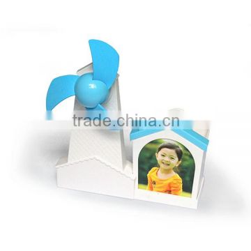 Top Quality Windmill shape Desk Promotion Gift Mini USB Fan