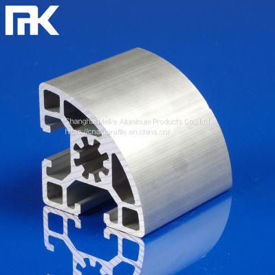 MK-10-4545R Customized 6063 T5 4545 T Slotted Extrusion Aluminium Profile Black Anodized for CNC Router Factory Price