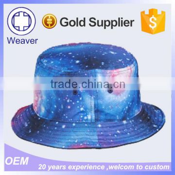 Custom Floral Sublimation Galaxy Bucket Hat Caps For Sunhats